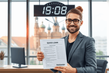 Attēls: Ātra aizdevumu apstiprināšana un saņemšana tiešsaistē.