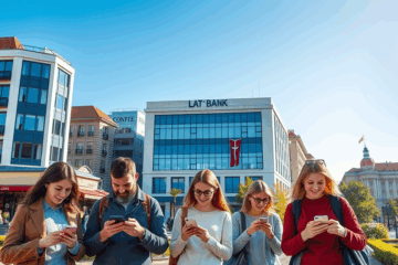 Attēls ar personu, kas pieteicas personīgajam kredītam tiešsaistē, izmantojot klēpjdatoru