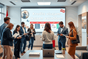 Attēls ar cilvēku saņemot ātru un ērtu kredīta apstiprinājumu tiešsaistē.