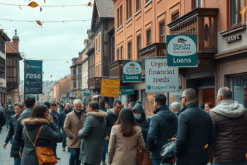 Cilvēks saņem naudu, lai risinātu steidzamu situāciju.