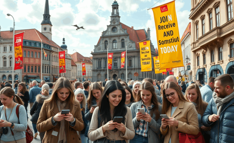 Aicinājums pievienoties un saņemt piedāvājumu