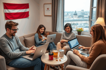 Cilvēks pie datora, piesakoties ātrajam tiešsaistes aizdevumam