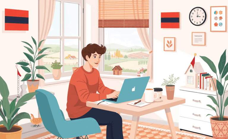 Person filling out a loan application on Swedbank website