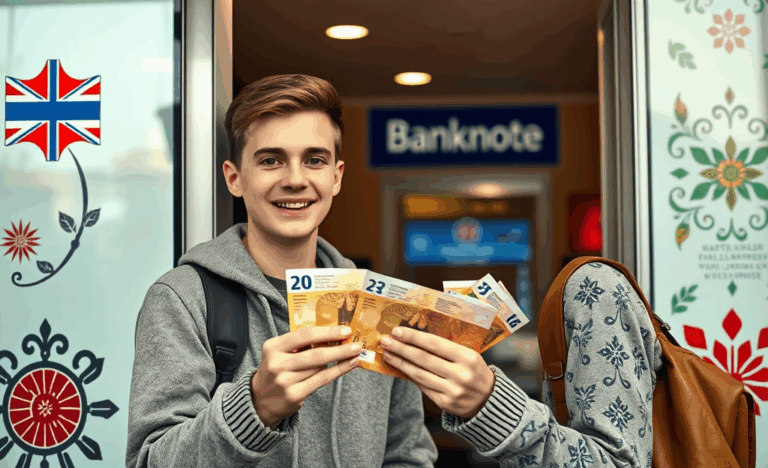 Cilvēks saņem skaidrā naudā Banknote kredītu