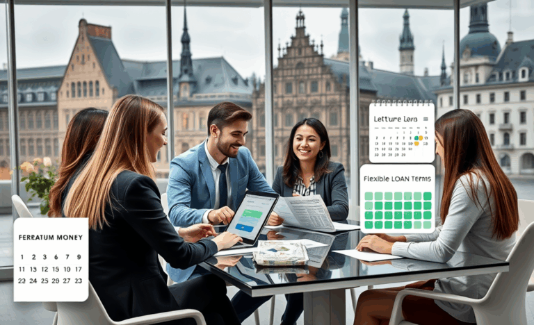 Attēls, kas ilustrē Ferratum Money Lietuva piedāvātos digitālos kredītus ar elastīgiem noteikumiem.
